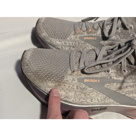 Brooks Levitate 3 Womens Size 8 Gray Athletic Running Shoes Sneakers - Picture 3 of 11